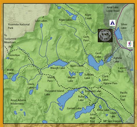 the villager june lake|june lake loop map.